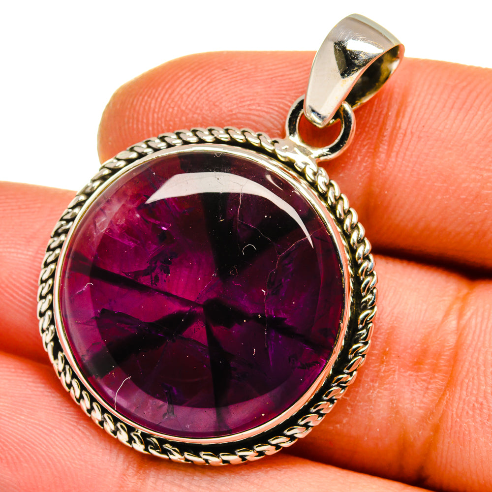 Star Amethyst Pendants handcrafted by Anasilvercos - PD15717