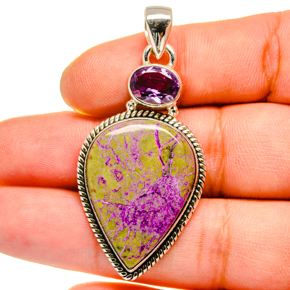 Stichtite Pendants handcrafted by Anasilvercos - PD15718