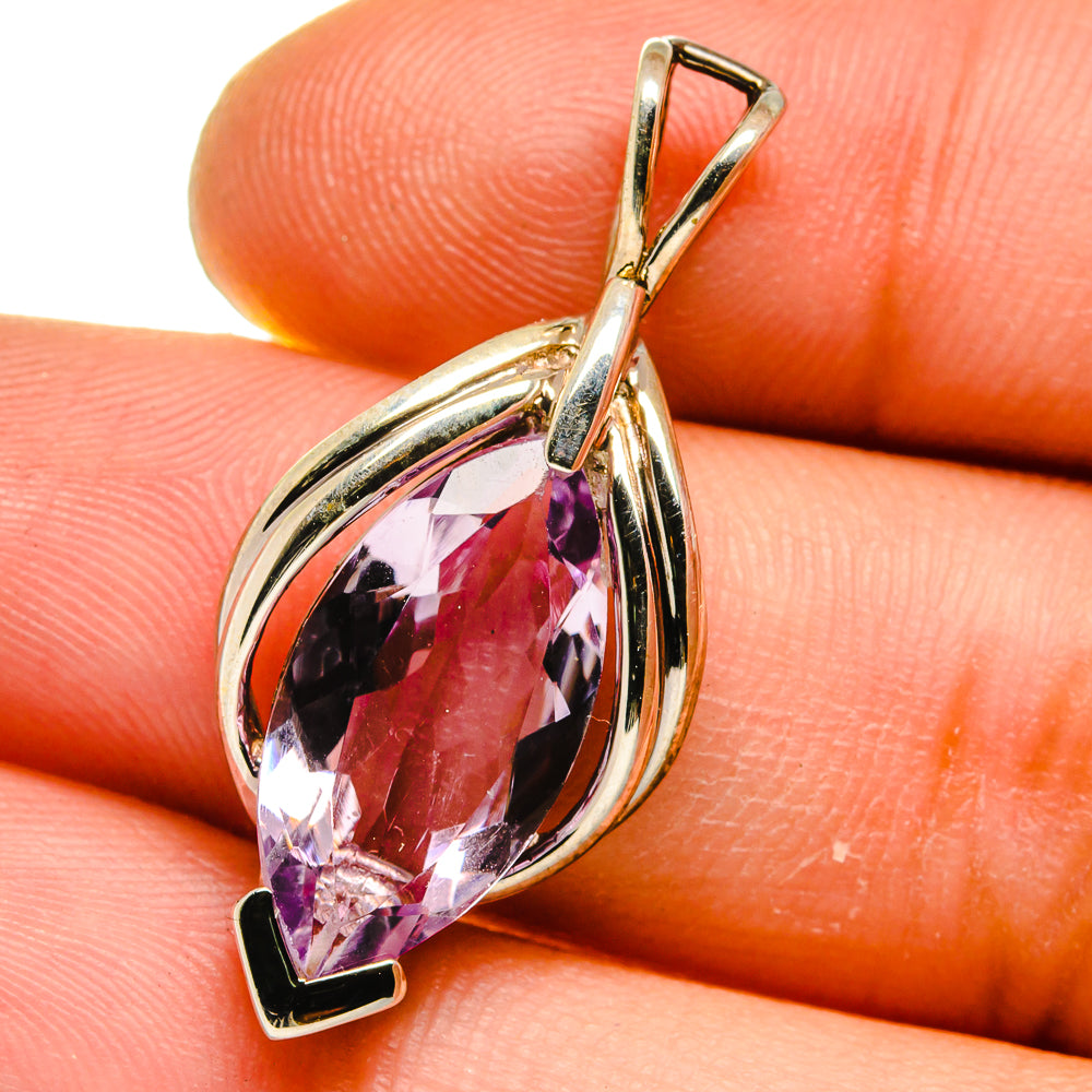 Kunzite Pendants handcrafted by Anasilvercos - PD15727