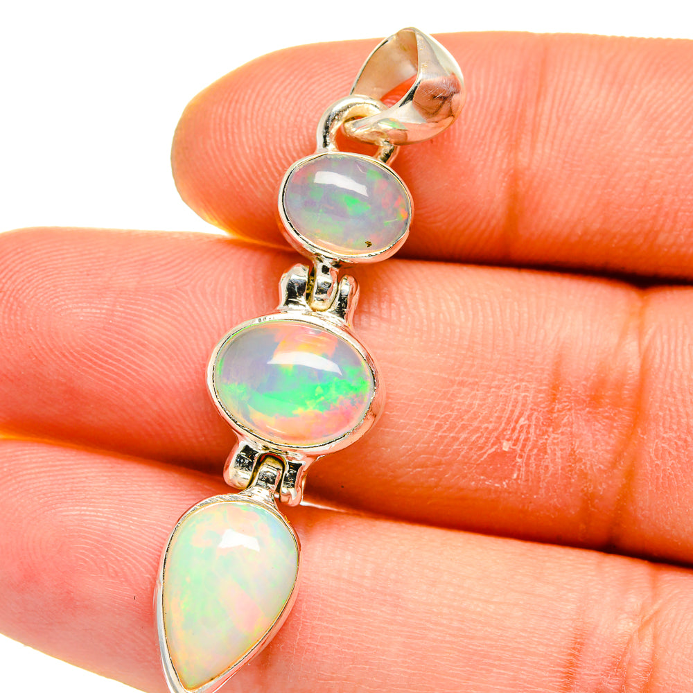 Ethiopian Opal Pendants handcrafted by Anasilvercos - PD15761