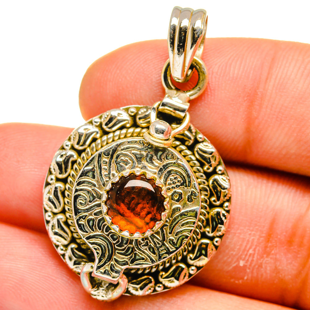 Garnet Pendants handcrafted by Anasilvercos - PD15777