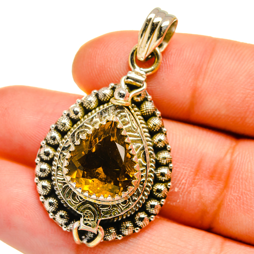 Citrine Pendants handcrafted by Anasilvercos - PD15779