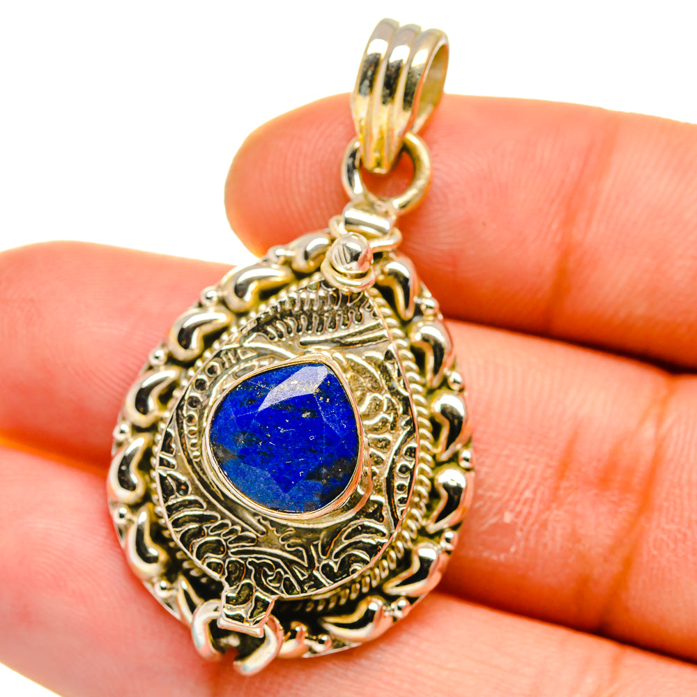 Lapis Lazuli Pendants handcrafted by Anasilvercos - PD15781