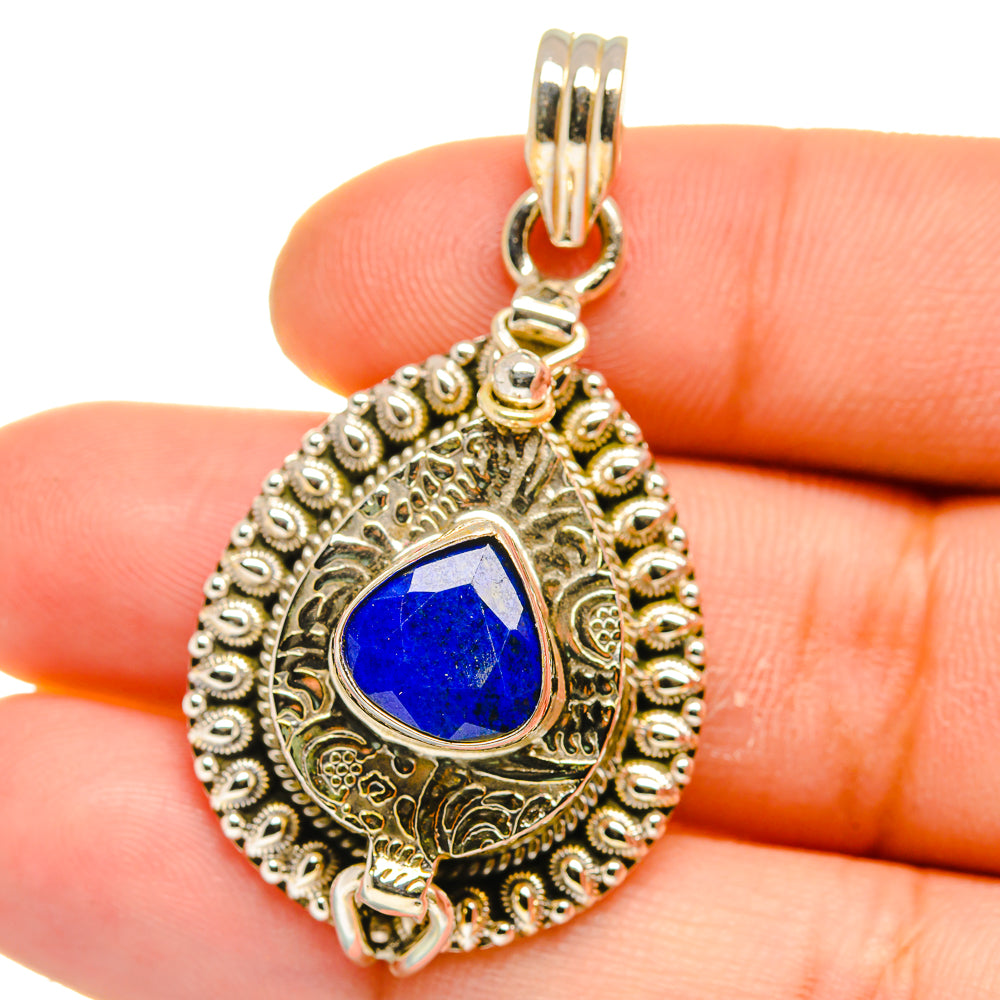 Lapis Lazuli Pendants handcrafted by Anasilvercos - PD15782