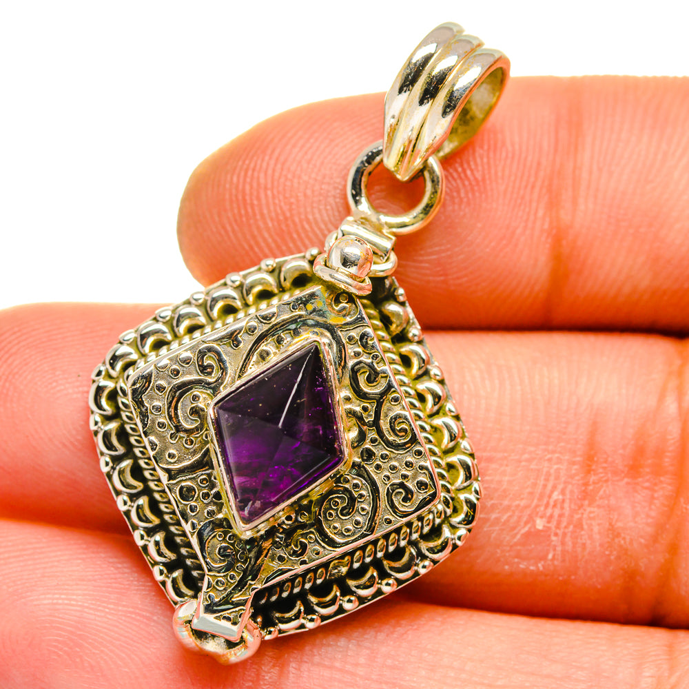 Amethyst Pendants handcrafted by Anasilvercos - PD15802