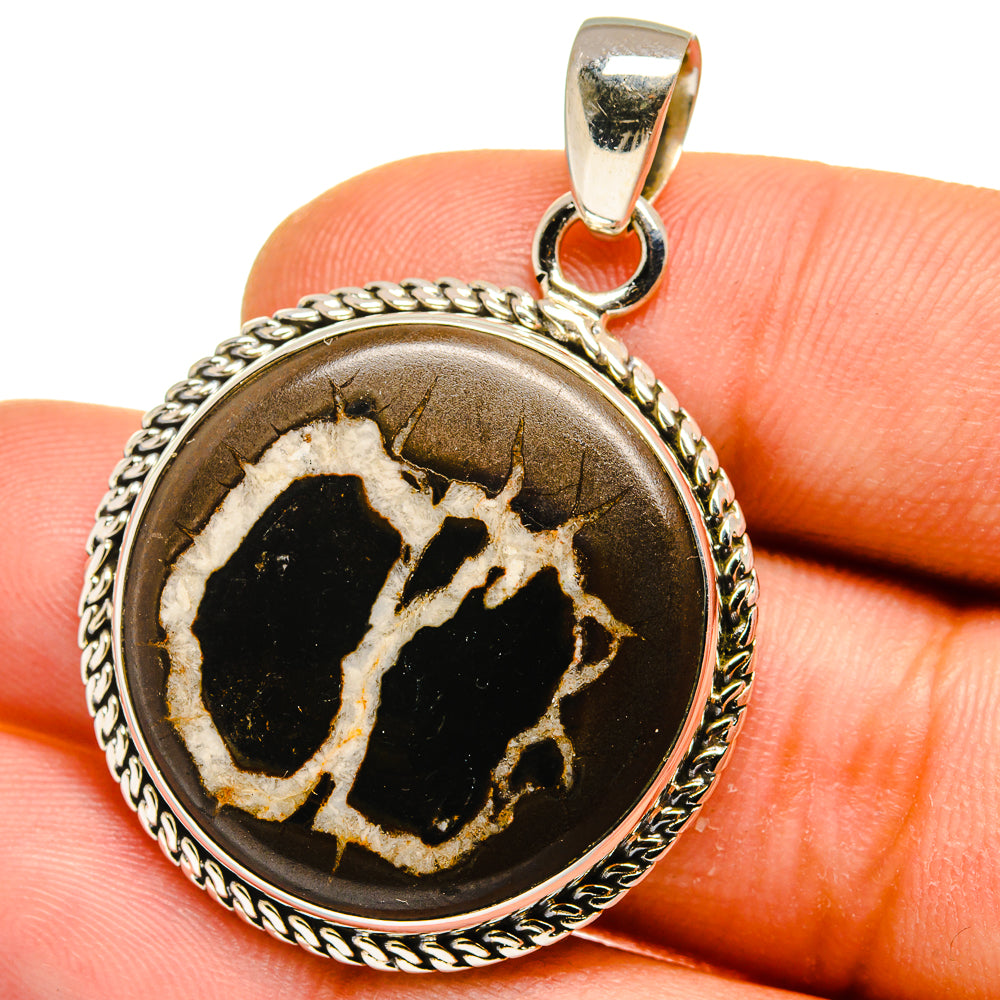 Septarian Geode Pendants handcrafted by Anasilvercos - PD15831