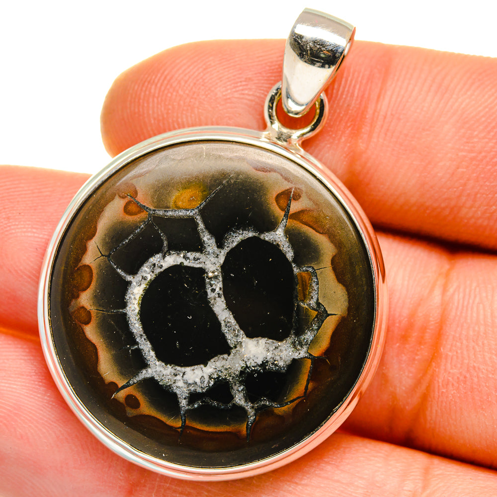Septarian Geode Pendants handcrafted by Anasilvercos - PD15835