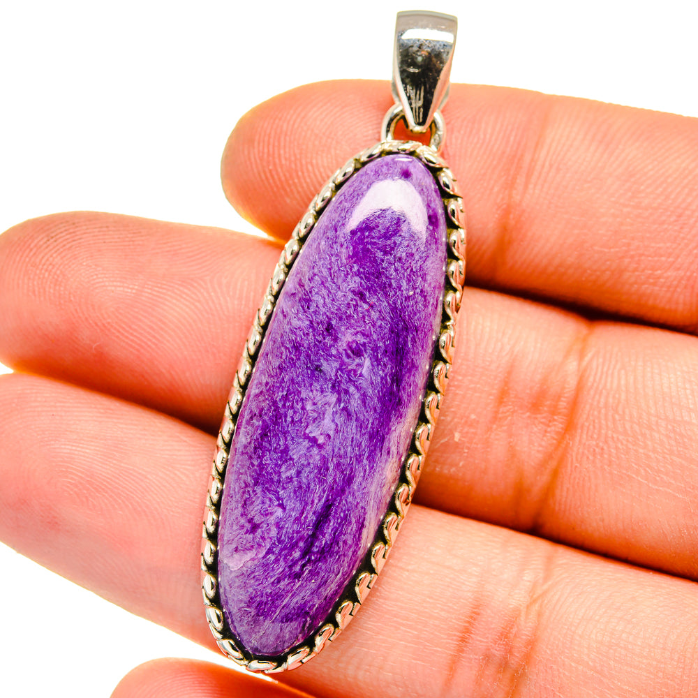 Charoite Pendants handcrafted by Anasilvercos - PD15843