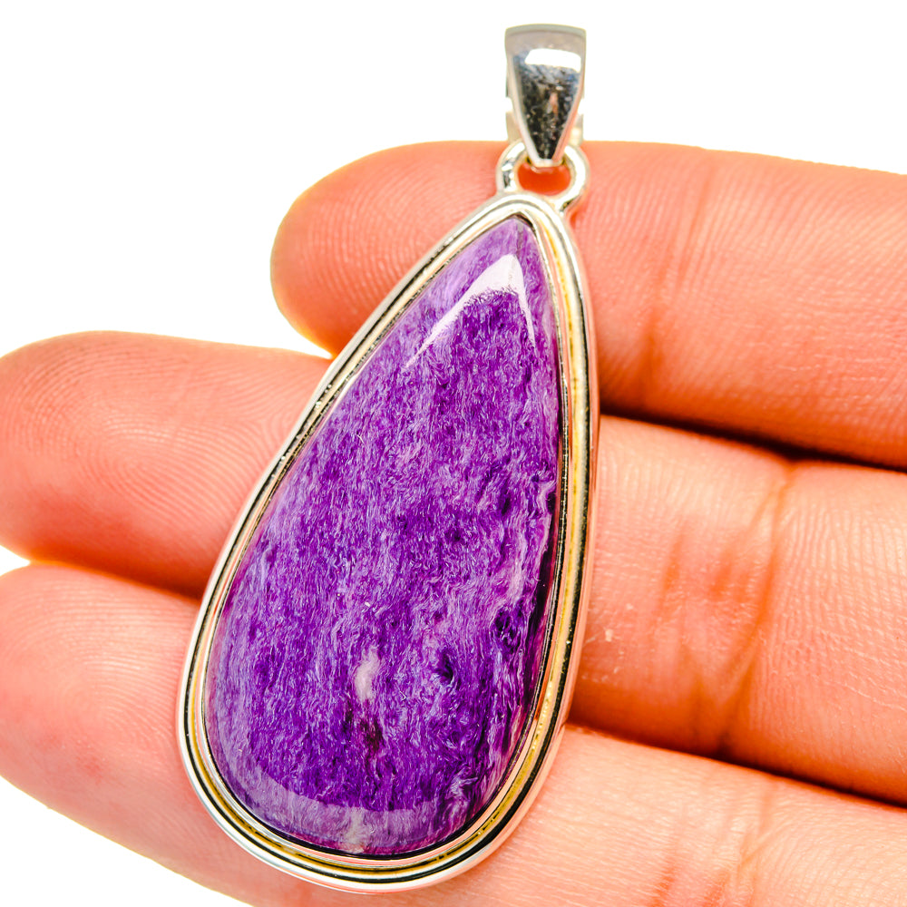 Charoite Pendants handcrafted by Anasilvercos - PD15856