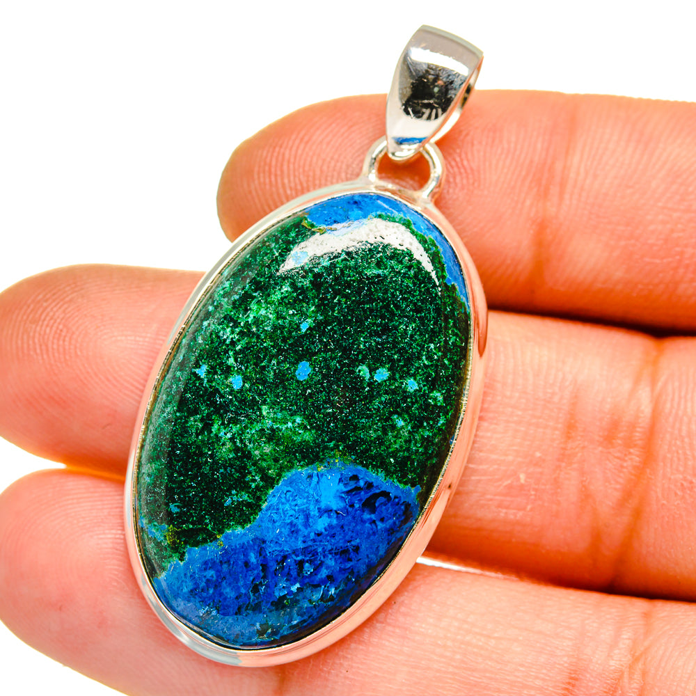 Chrysocolla Pendants handcrafted by Anasilvercos - PD15925