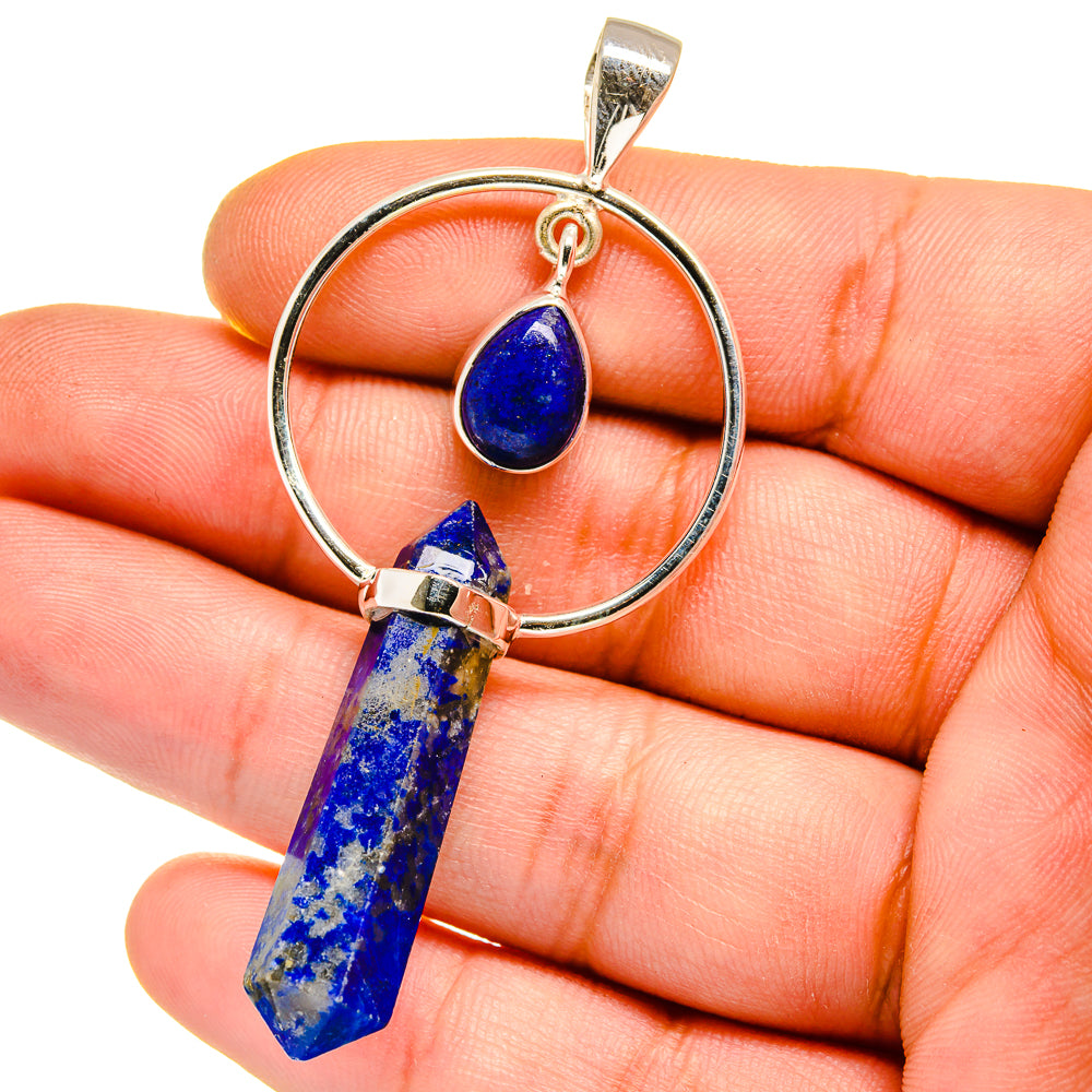 Lapis Lazuli Pendants handcrafted by Anasilvercos - PD15937