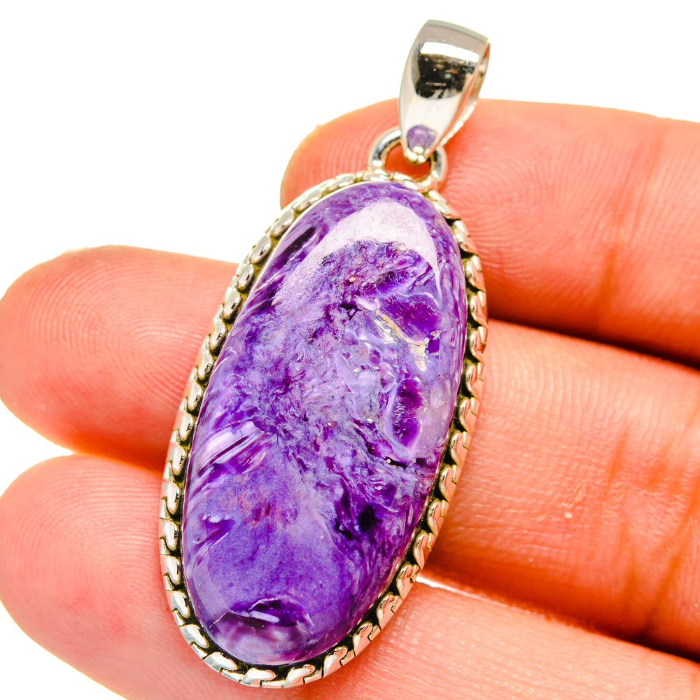 Charoite Pendants handcrafted by Anasilvercos - PD15954
