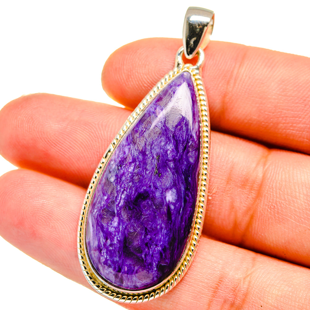 Charoite Pendants handcrafted by Anasilvercos - PD15955