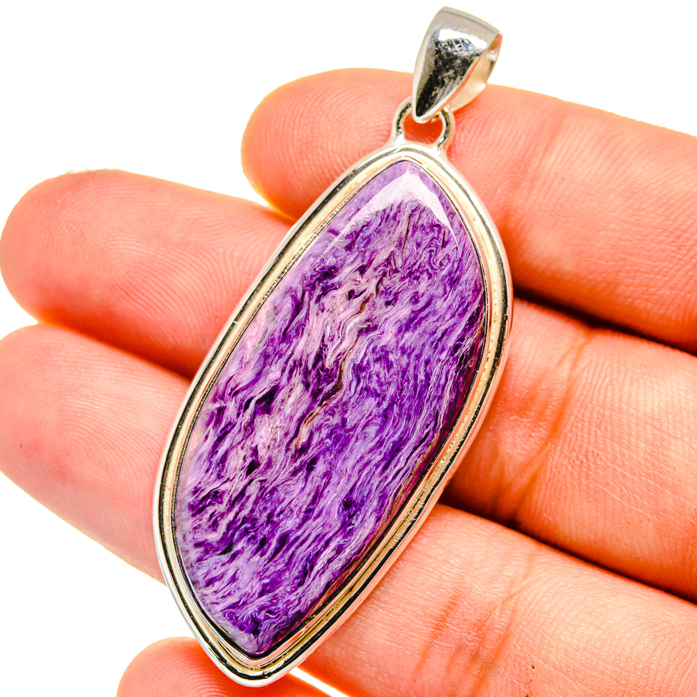 Charoite Pendants handcrafted by Anasilvercos - PD15956