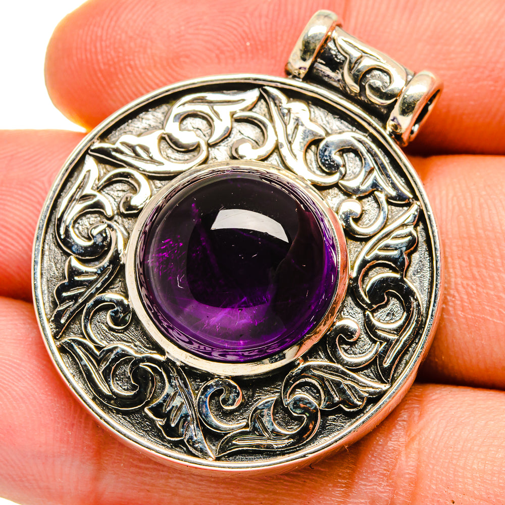 Amethyst Pendants handcrafted by Anasilvercos - PD15972