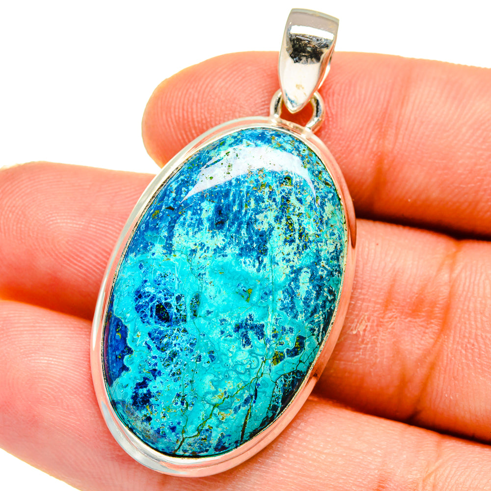 Shattuckite Pendants handcrafted by Anasilvercos - PD15985