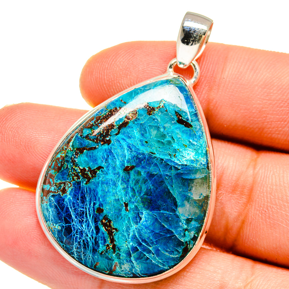 Shattuckite Pendants handcrafted by Anasilvercos - PD15986
