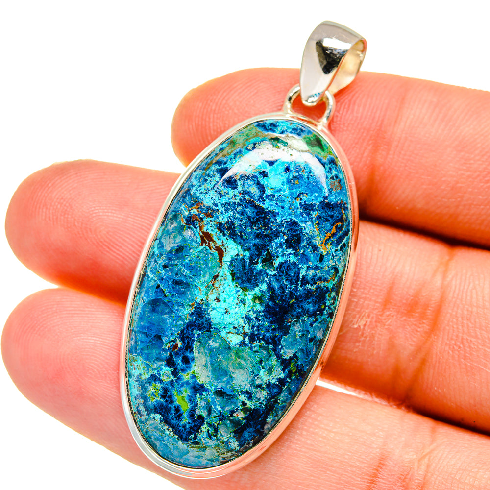 Shattuckite Pendants handcrafted by Anasilvercos - PD15987