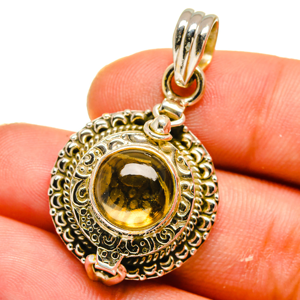 Citrine Pendants handcrafted by Anasilvercos - PD16013