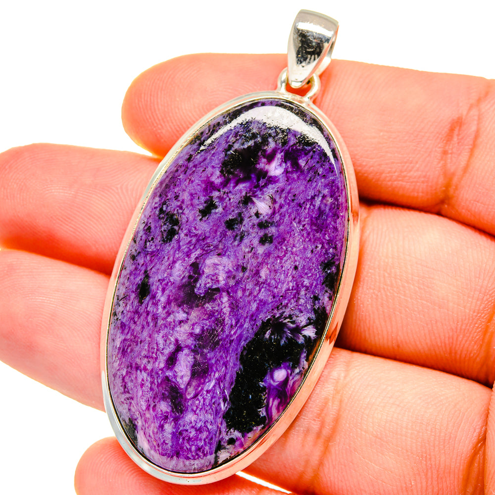 Charoite Pendants handcrafted by Anasilvercos - PD16040