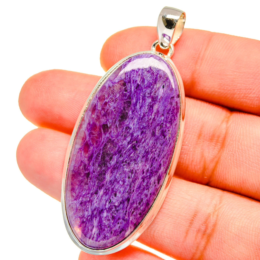 Charoite Pendants handcrafted by Anasilvercos - PD16042