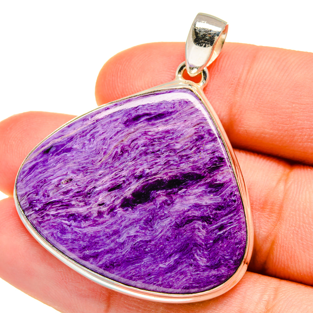 Charoite Pendants handcrafted by Anasilvercos - PD16045