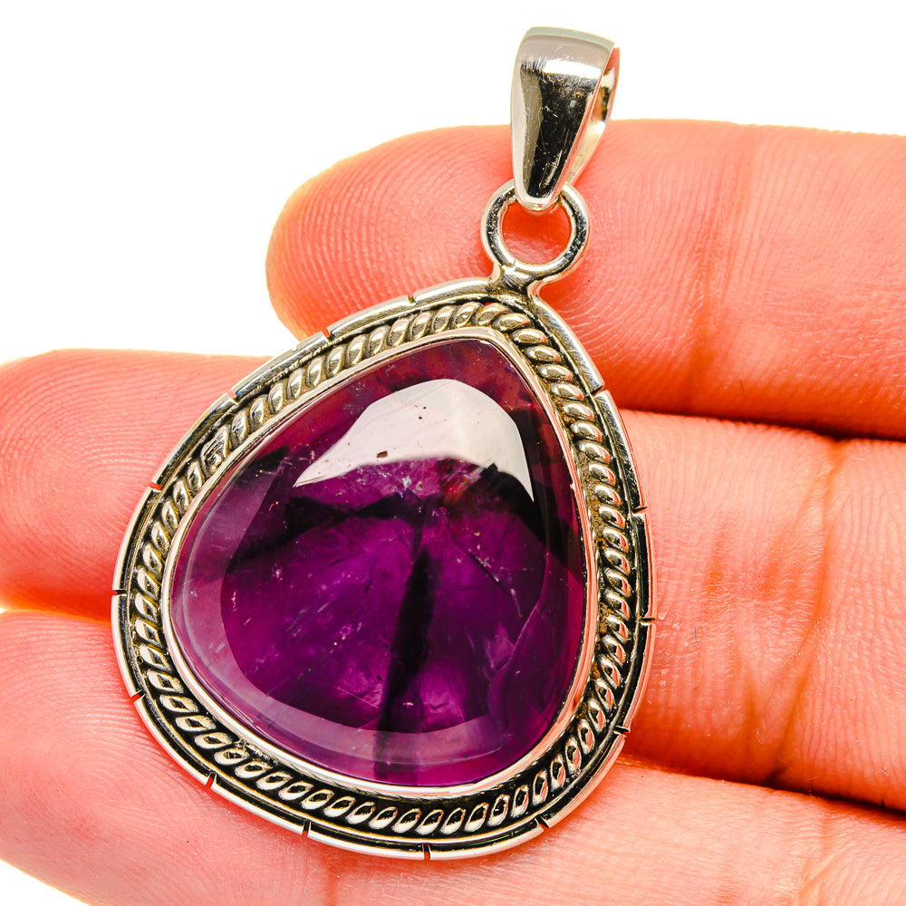 Star Amethyst Pendants handcrafted by Anasilvercos - PD16046