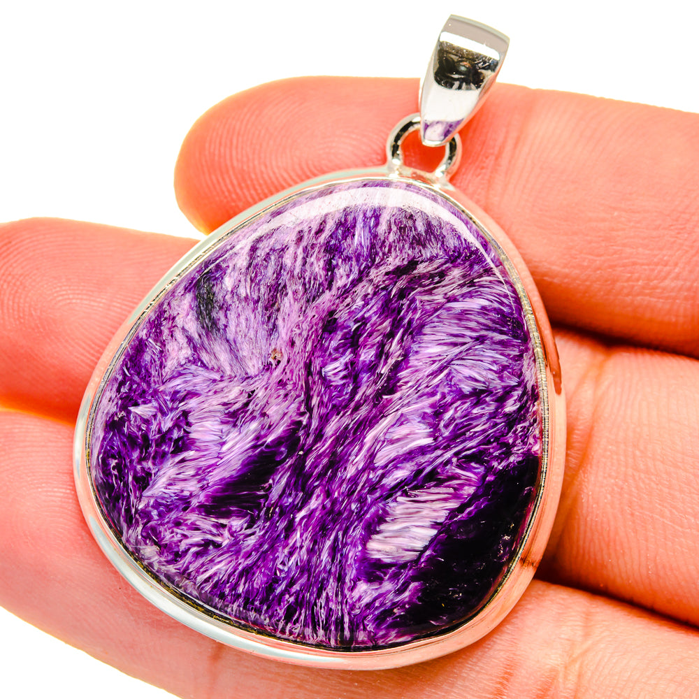 Charoite Pendants handcrafted by Anasilvercos - PD16047