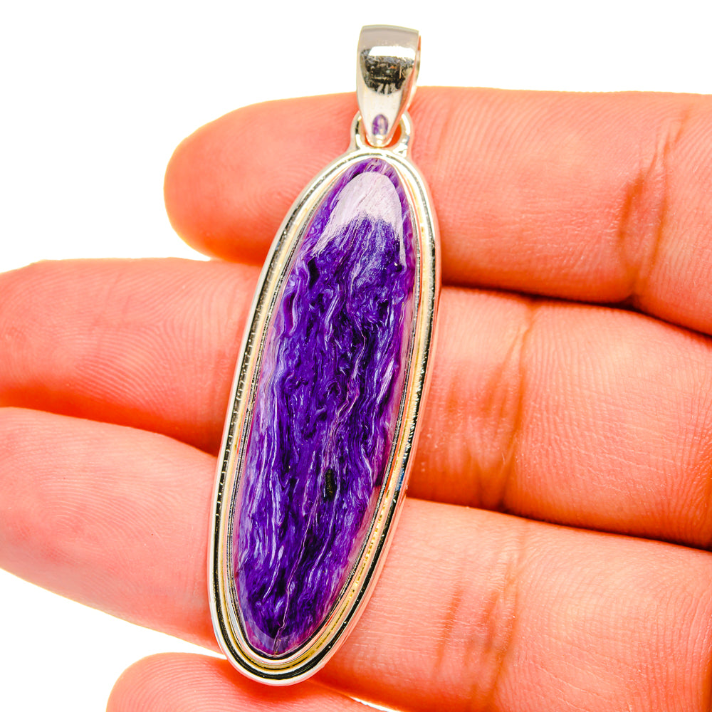 Charoite Pendants handcrafted by Anasilvercos - PD16066