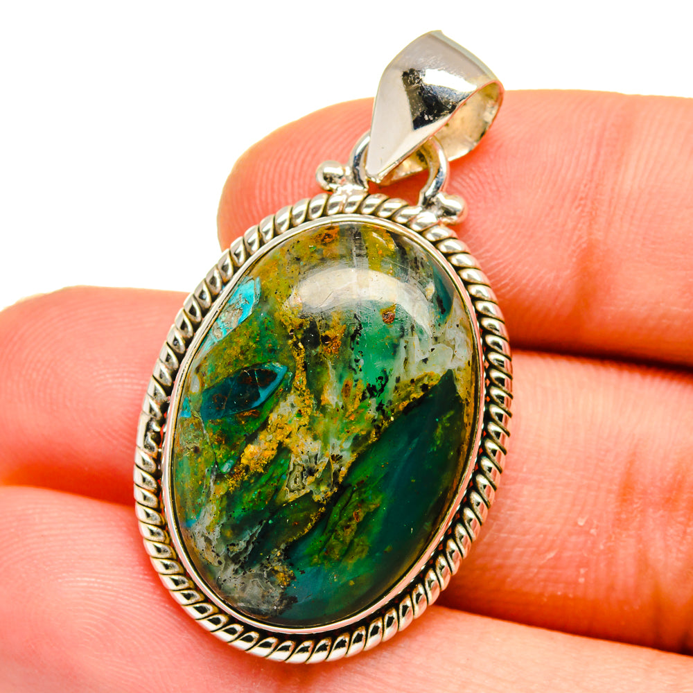 Peruvian Opal Pendants handcrafted by Anasilvercos - PD16094