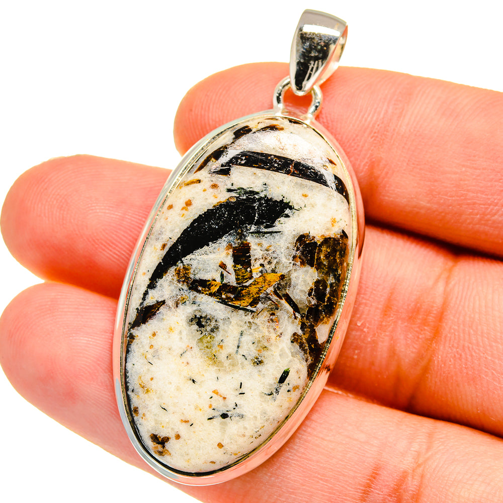 Astrophyllite Pendants handcrafted by Anasilvercos - PD16105