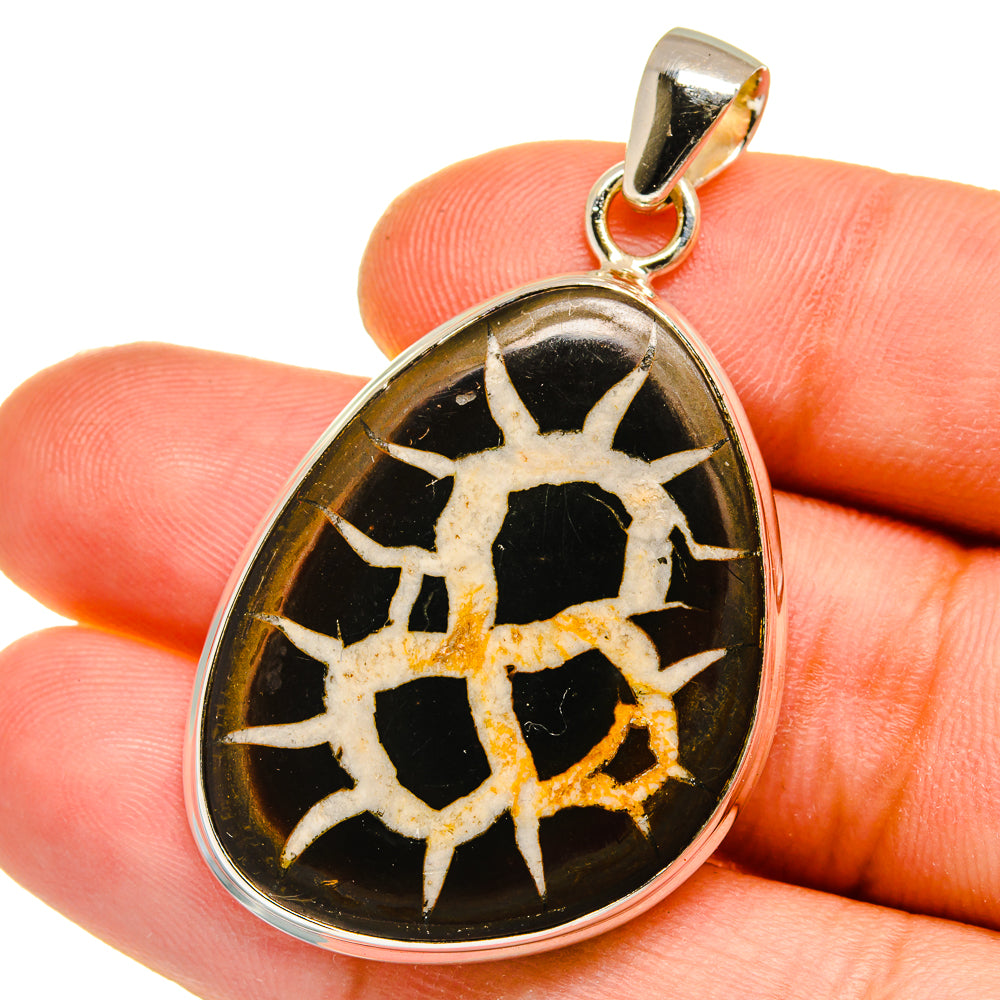 Septarian Geode Pendants handcrafted by Anasilvercos - PD16106