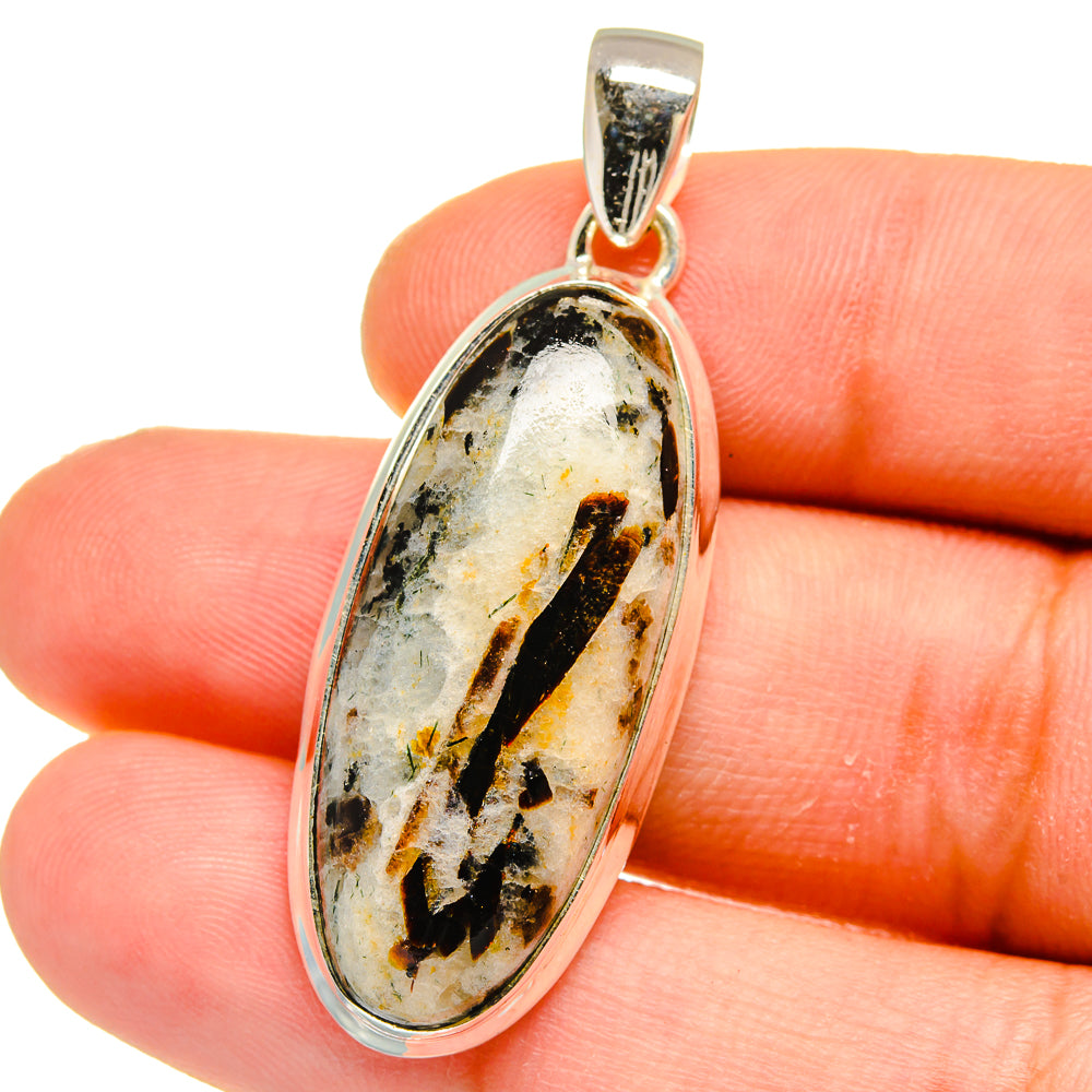 Astrophyllite Pendants handcrafted by Anasilvercos - PD16109