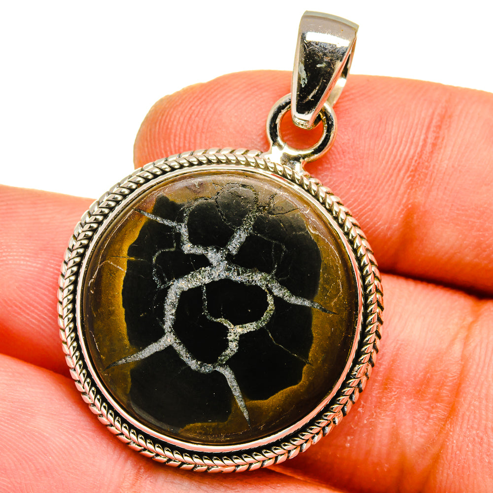 Septarian Geode Pendants handcrafted by Anasilvercos - PD16113