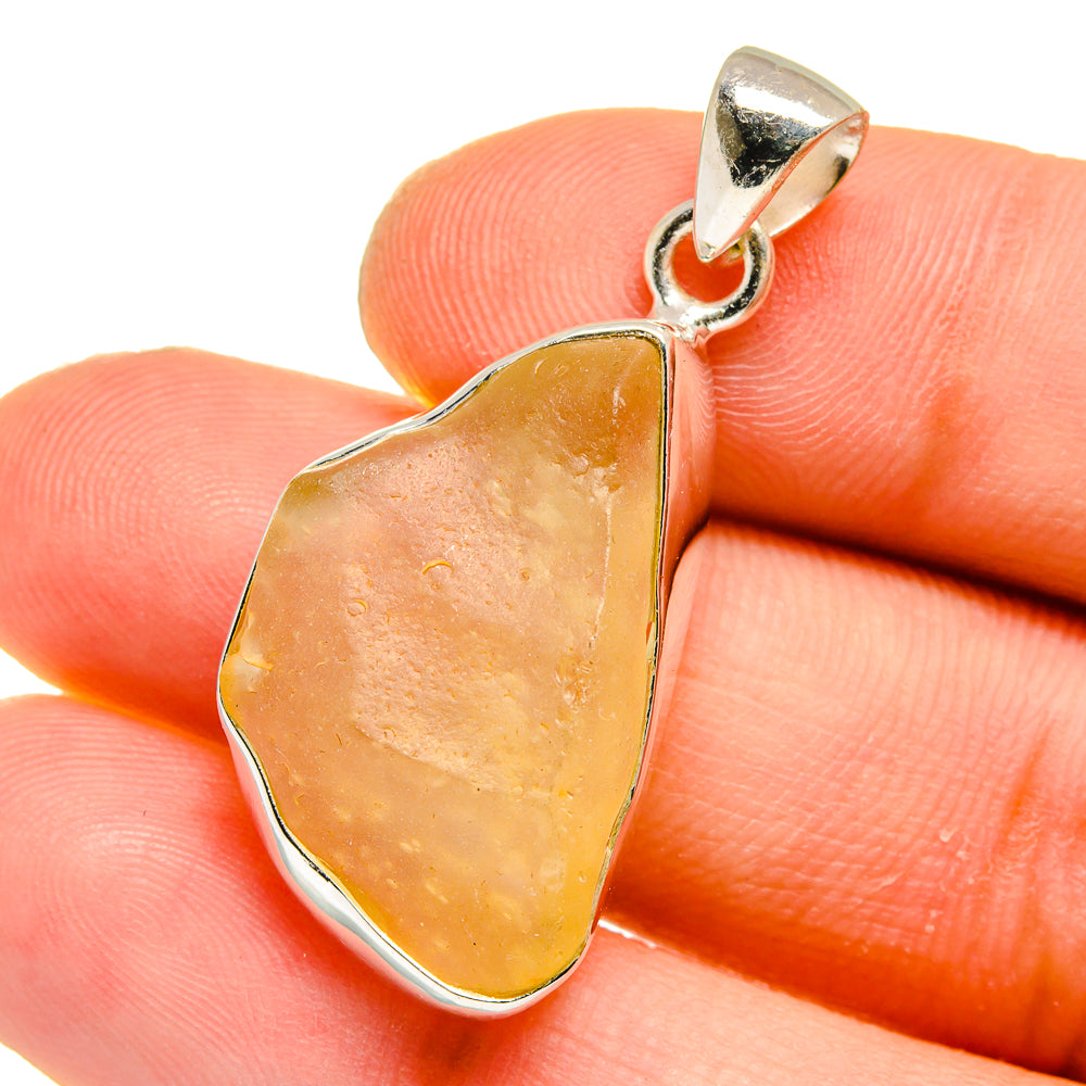 Libyan Glass Pendants handcrafted by Anasilvercos - PD16118
