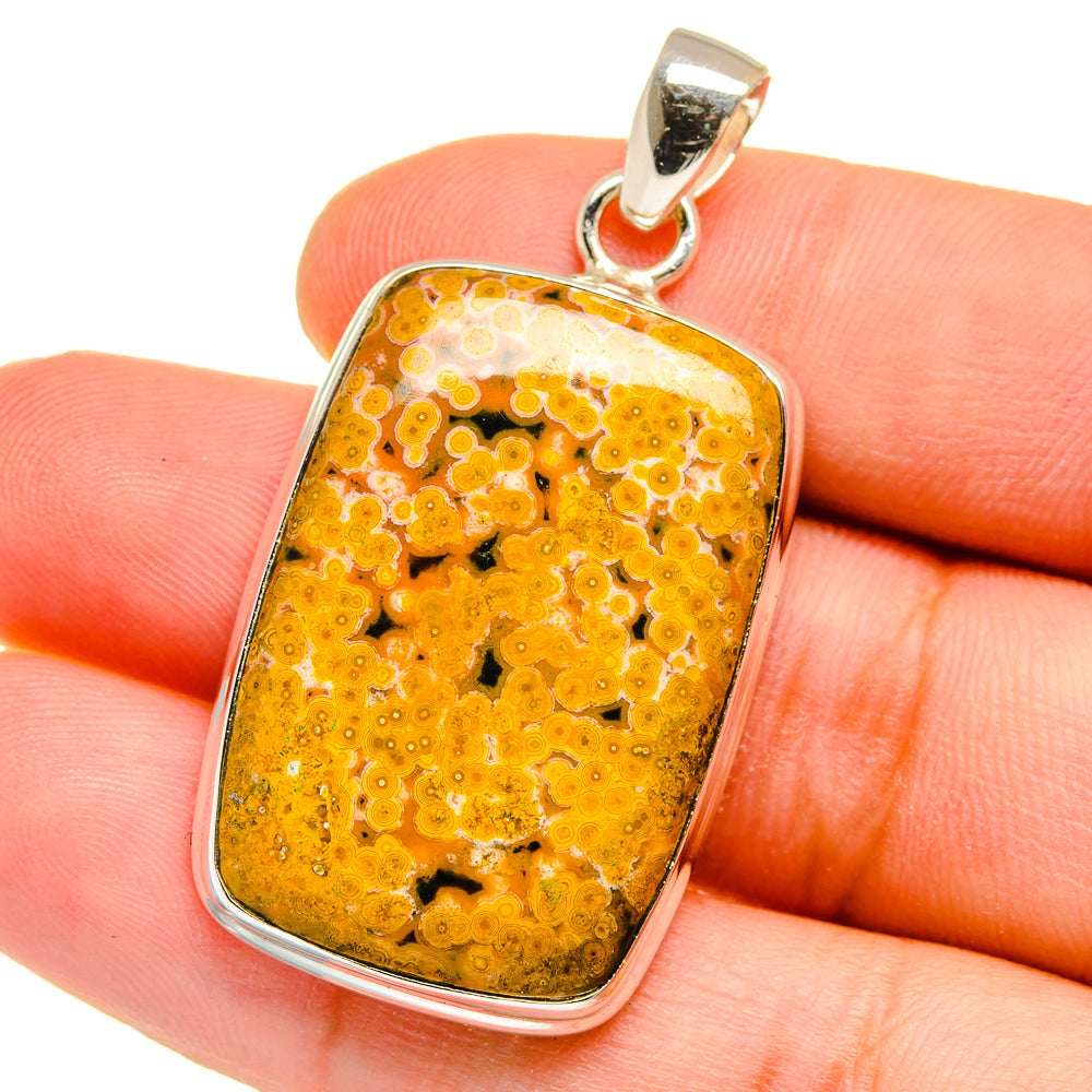 Ocean Jasper Pendants handcrafted by Anasilvercos - PD16138