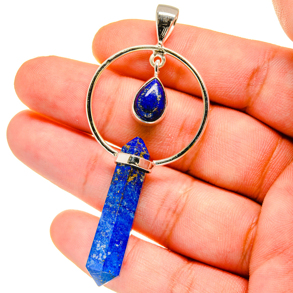 Lapis Lazuli Pendants handcrafted by Anasilvercos - PD16146