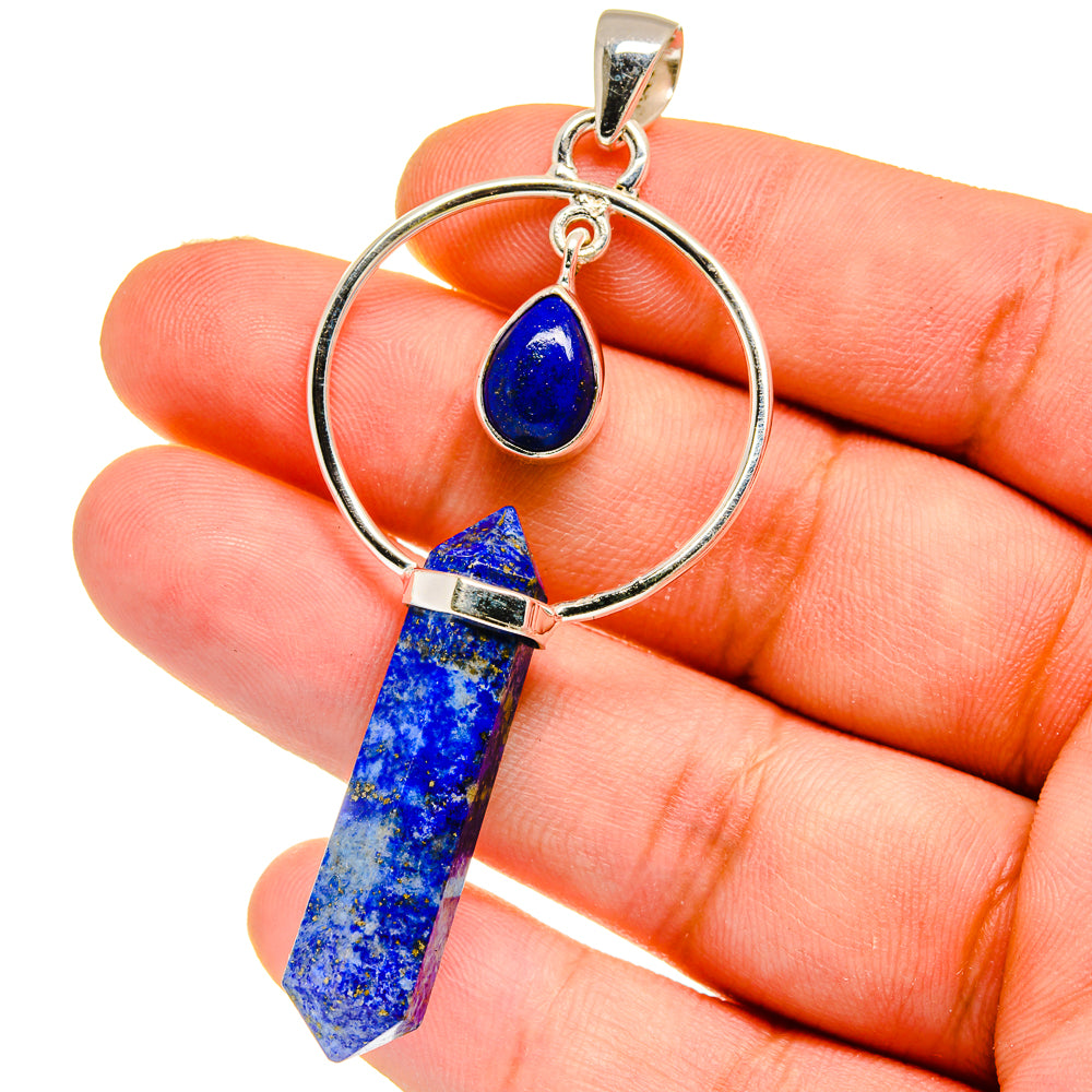 Lapis Lazuli Pendants handcrafted by Anasilvercos - PD16150