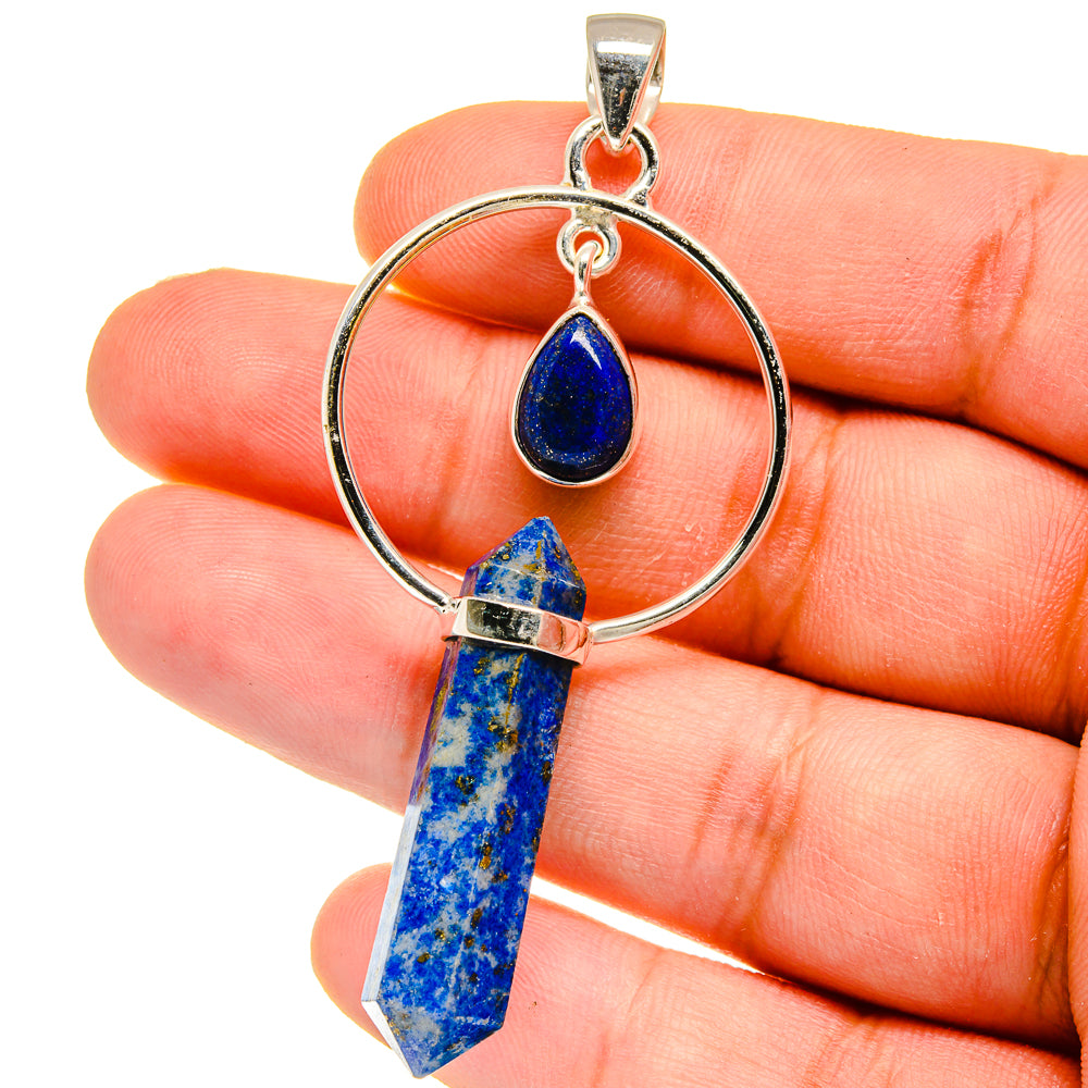 Lapis Lazuli Pendants handcrafted by Anasilvercos - PD16151