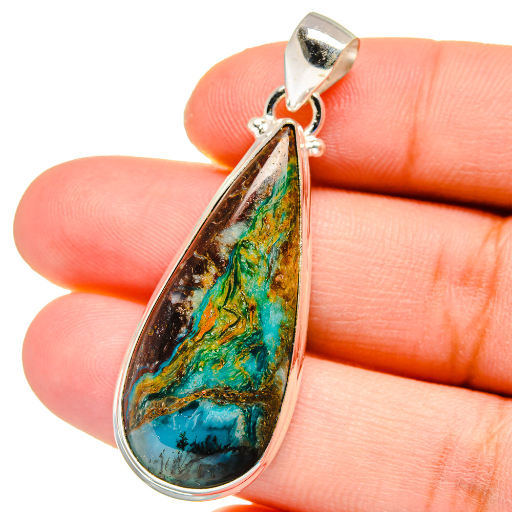 Peruvian Opal Pendants handcrafted by Anasilvercos - PD16197