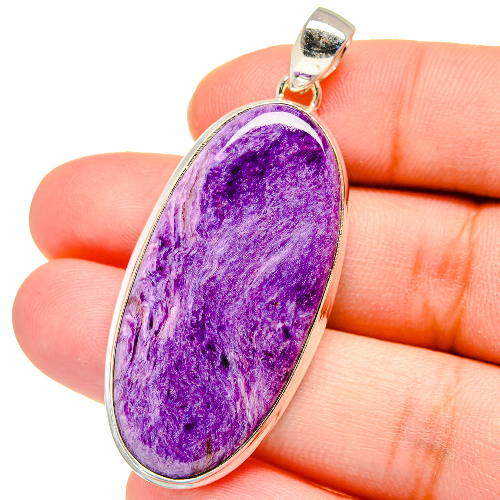 Charoite Pendants handcrafted by Anasilvercos - PD16198