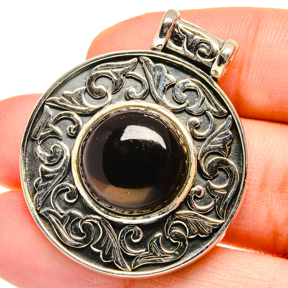 Smoky Quartz Pendants handcrafted by Anasilvercos - PD16213