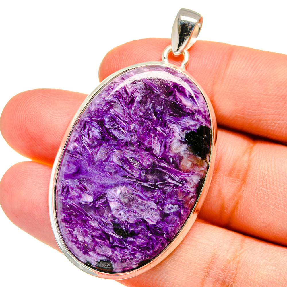 Charoite Pendants handcrafted by Anasilvercos - PD16219
