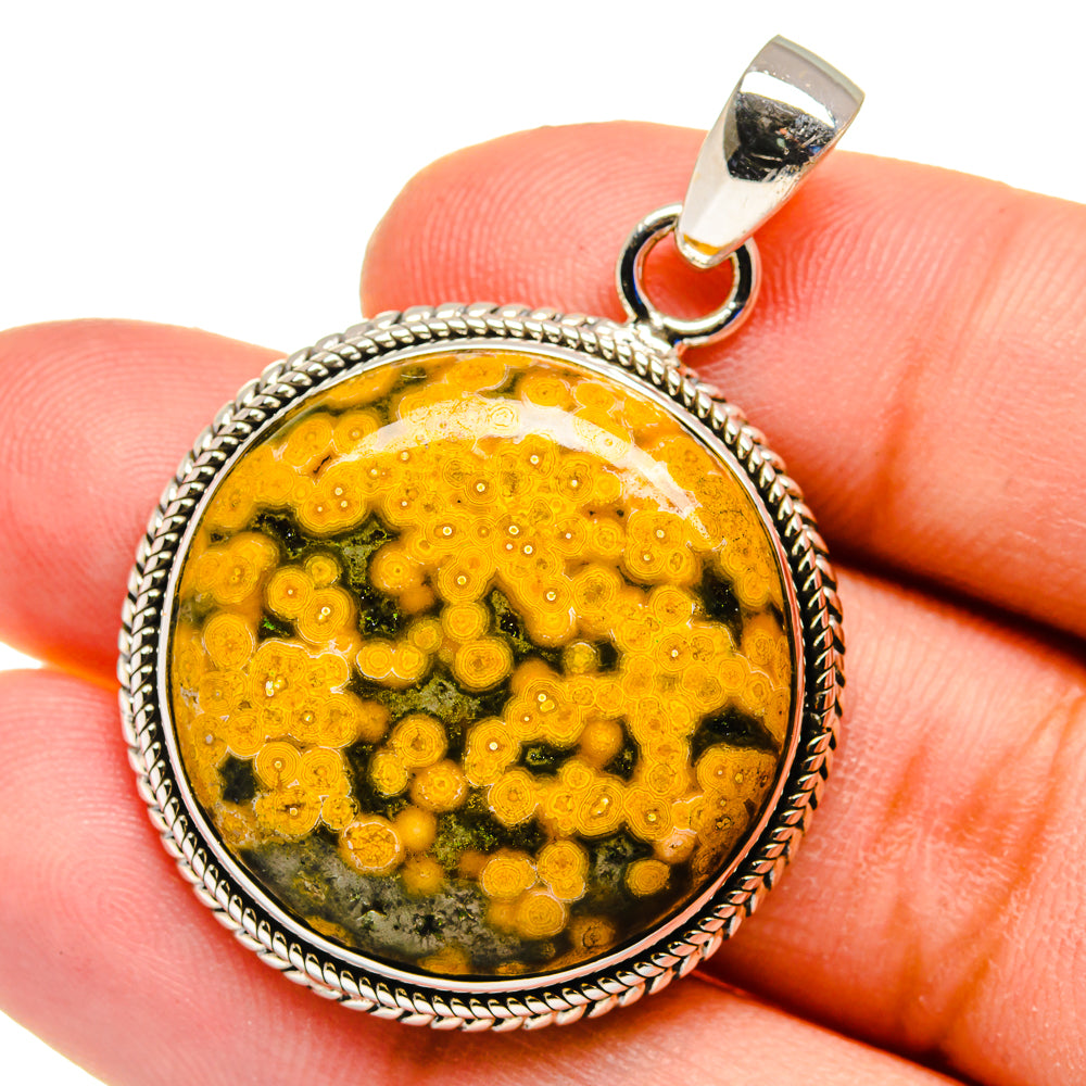 Ocean Jasper Pendants handcrafted by Anasilvercos - PD16220