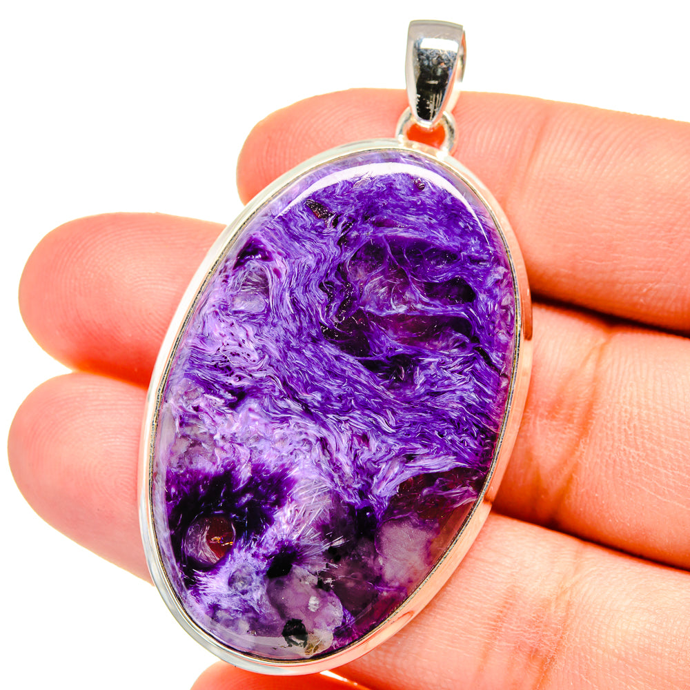 Charoite Pendants handcrafted by Anasilvercos - PD16223