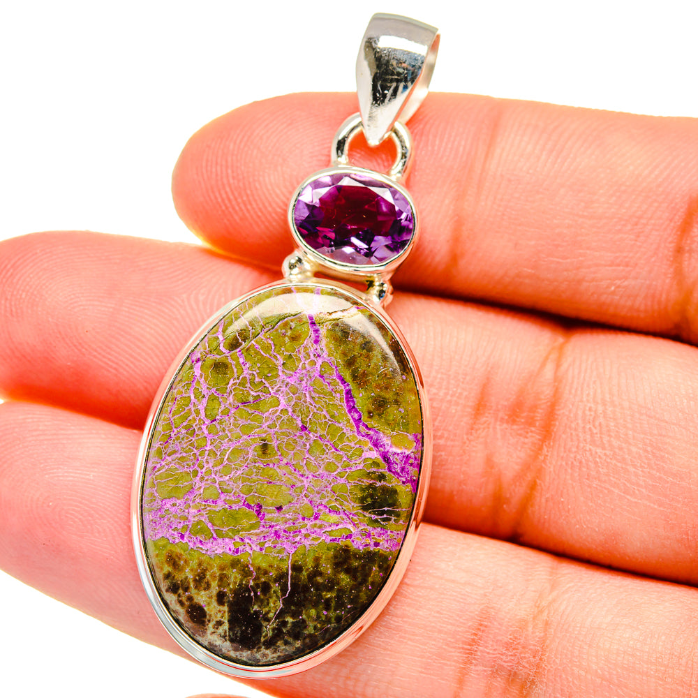 Stichtite Pendants handcrafted by Anasilvercos - PD16229