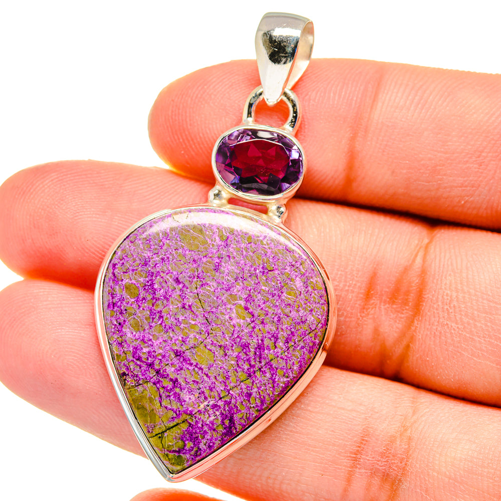 Stichtite Pendants handcrafted by Anasilvercos - PD16240
