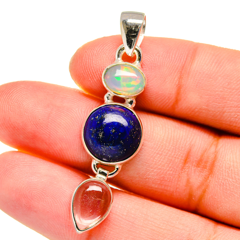 Lapis Lazuli Pendants handcrafted by Anasilvercos - PD16244