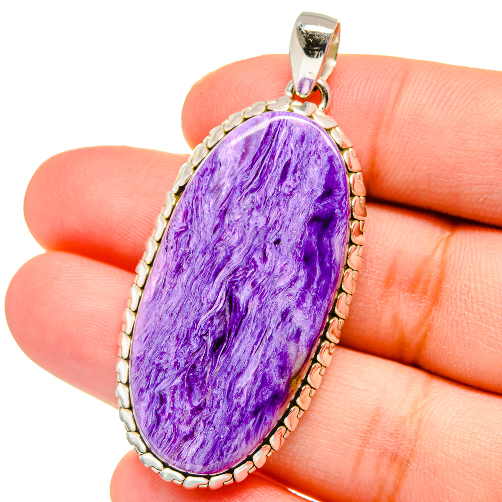 Charoite Pendants handcrafted by Anasilvercos - PD16259