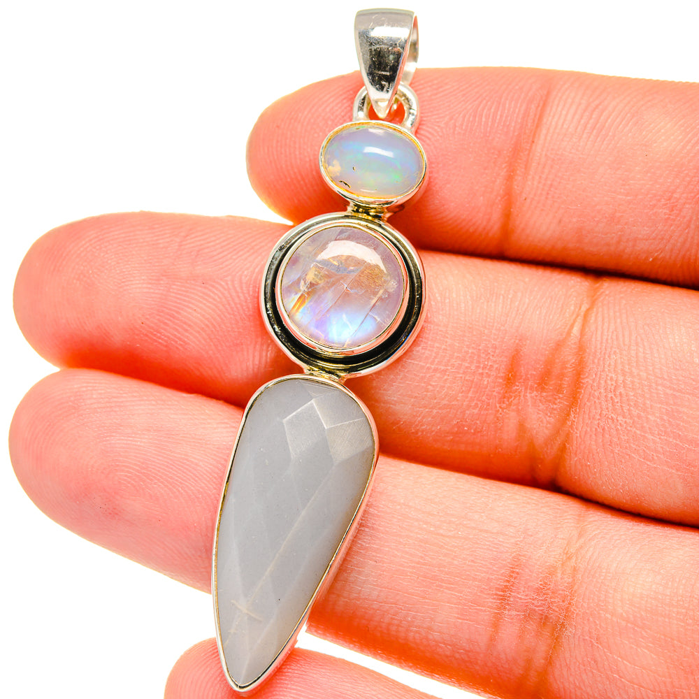 Moonstone Pendants handcrafted by Anasilvercos - PD16267